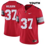 Youth NCAA Ohio State Buckeyes Trayvon Wilburn #37 College Stitched 2018 Spring Game Authentic Nike Red Football Jersey PG20L88IW